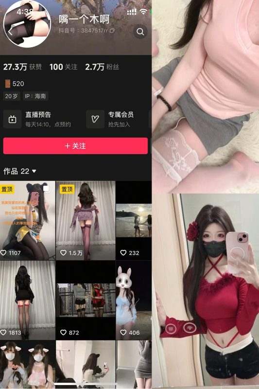 抖音 嘴一个木啊 全套作品资源合集【持续更新】_吃瓜站_网红黑料丨极品美女