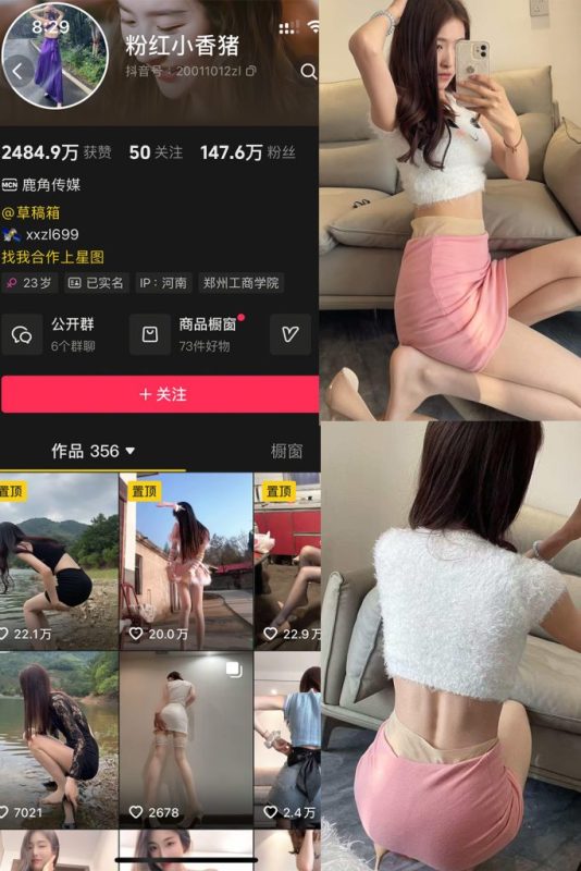 抖音 粉红小香猪 全套作品资源2合集【持续更新】_吃瓜站_网红黑料丨极品美女